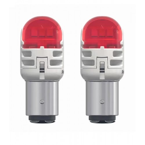 Комплект світлодіодних ламп Philips 11499RU60X2 P21/5W LED Ultinon Pro6000 SI 12V BAY15d RED