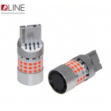 Габарити LED Qline 7440 (W21W) Red CANBUS (2шт)