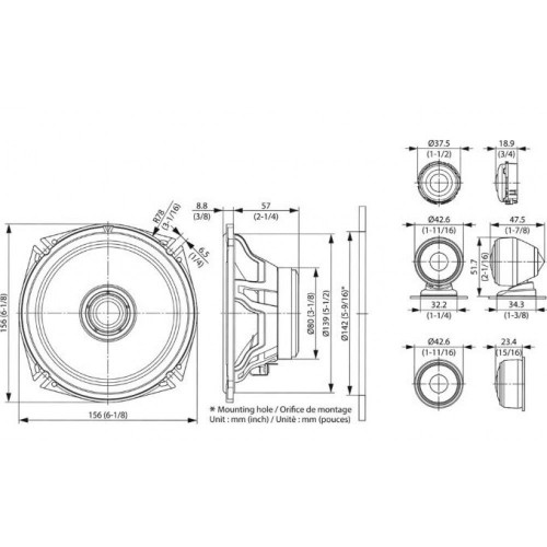 Акустика Kenwood KFC-XS1704