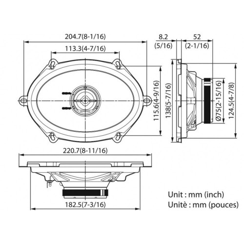 Акустика Kenwood KFC-PS5796C