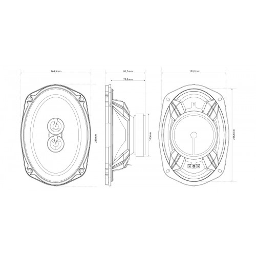 Коаксіальна акустика MTX TX269C