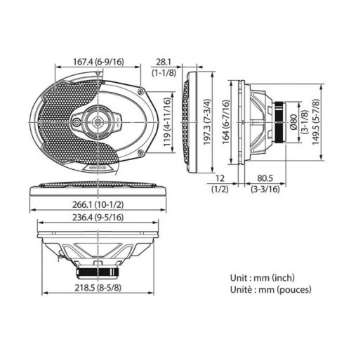 Акустика Kenwood KFC-PS6976