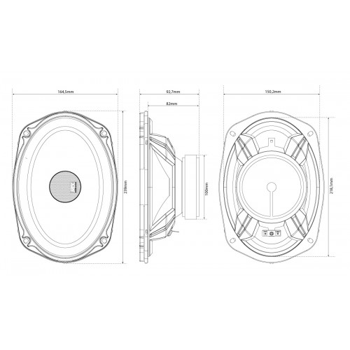 Коаксіальна акустика MTX TX469C