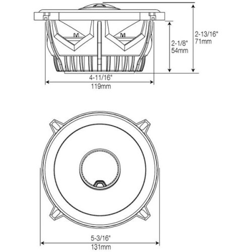 Коаксіальна акустична система JBL GTO529