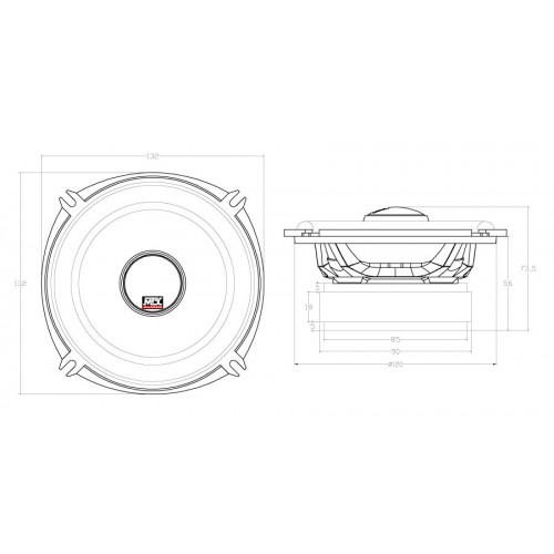 Коаксіальна акустика MTX TX650C