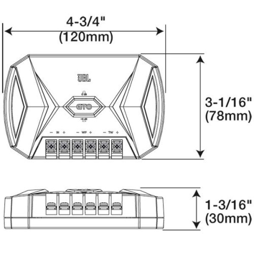 Компонентна акустична система JBL GTO509C