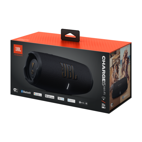 Портативна колонка JBL Charge 5 Black (JBLCHARGE5WIFIBLK)