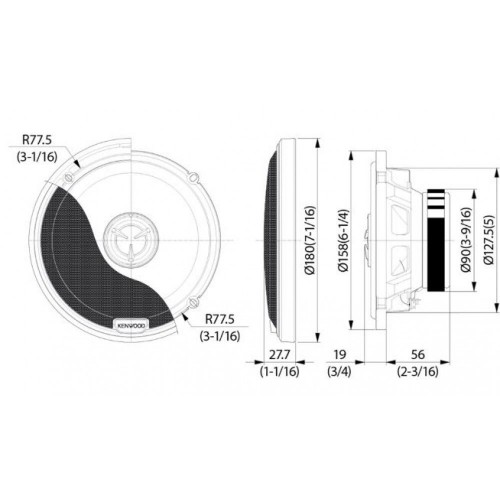 Акустика Kenwood KFC-X174