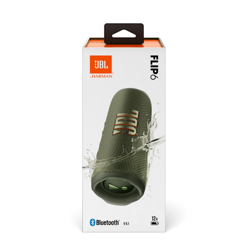 Портативна колонка JBL Flip 6 Green (JBLFLIP6GREN)