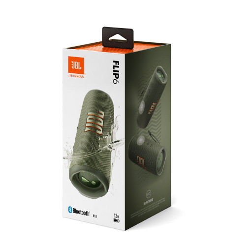 Портативна колонка JBL Flip 6 Green (JBLFLIP6GREN)