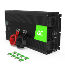 Перетворювач напруги Green Cell INV25 12V to 230V 1500W/3000W модифікований синус