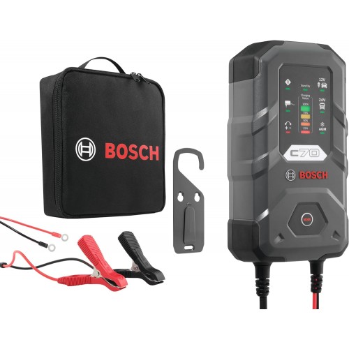 Зарядний пристрій для акумуляторів Bosch C70 12/24V 10A (0189911070)