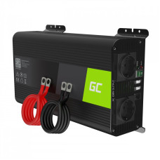 Перетворювач напруги Green Cell PRO INVGC09 12V to 230V 1000W/2000W чистий синус