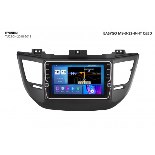 Штатний головний пристрій EasyGo M9-3-32-B-HT QLED Hyundai Tucson