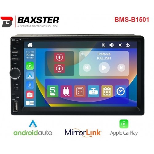 Мультимедіа 2-DIN Baxster BMS-B1501 Carply/AndroidAuto