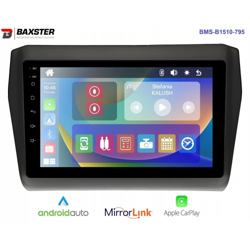 Штатна магнітола Baxster ВМS-B1510-795 SUZUKI Swift 17+