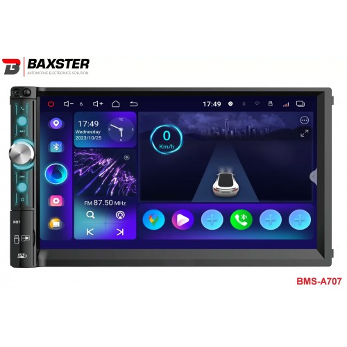 Мультимедіа 2-DIN Baxster BMS-А707 Android 13 3/32