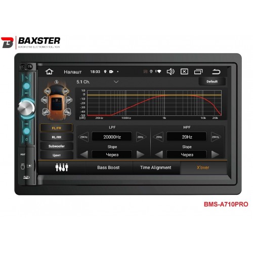 Мультимедіа 2-DIN Baxster BMS-А710PRO Android 12 2/32