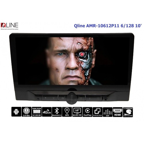 Мультимедійний центр Qline AMR-10612P11 Android 10 6/128 10'