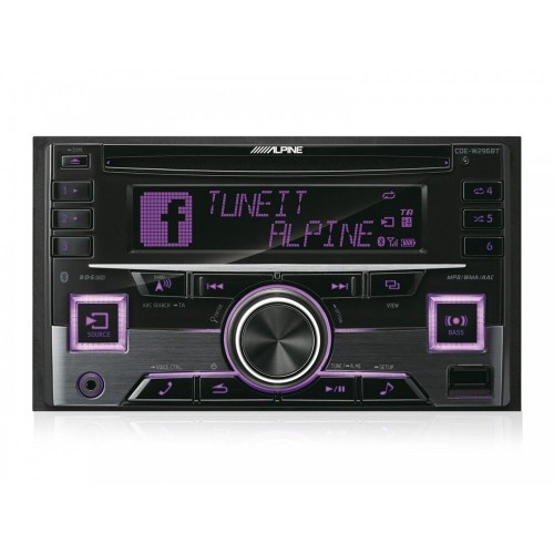 2-DIN CD/MP3-ресивер Alpine CDE-W296BT