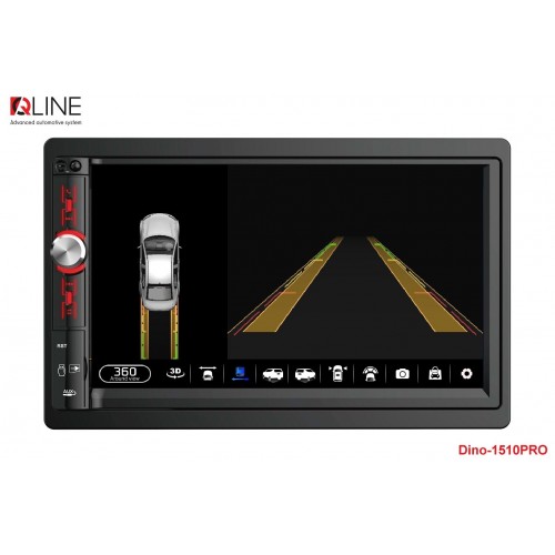 Мультимедіа 2-DIN Qline Dino-1510PRO Android 12 4/64