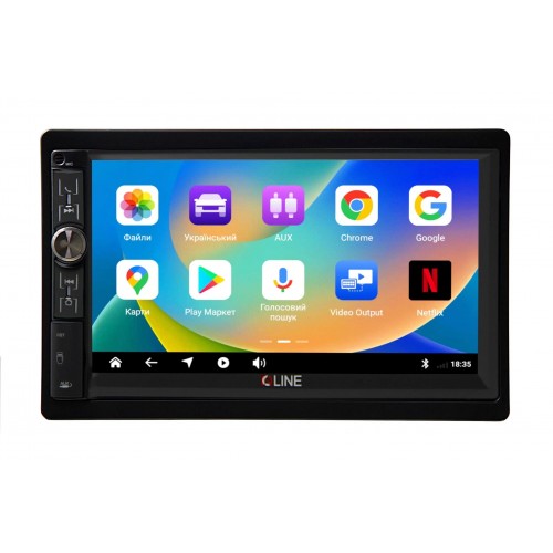 Мультимедіа 2-DIN Qline Dino-1502 Android 11 4/64 з круговим оглядом