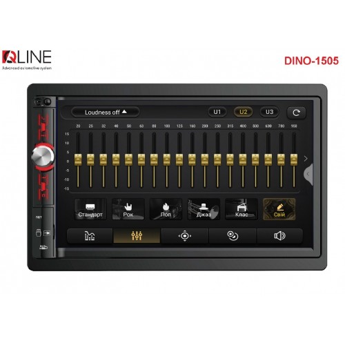 Мультимедіа 2-DIN Qline Dino-1505 Android 13 3/32