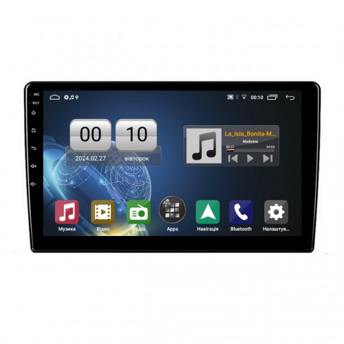 Автомагнітола серії QIV Q1 10" 2/32 (10", IPS, 4Core, 2/32Gb, CarPlay/Android Auto)