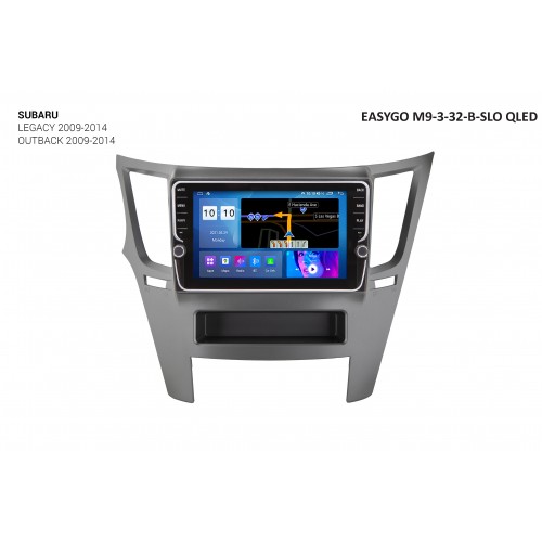 Штатний головний пристрій EasyGo M9-3-32-B-SLO QLED Subaru Legacy, Outback