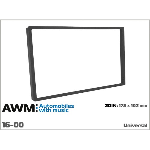 Рамка декоративная универсальная 2 DIN AWM 16-00