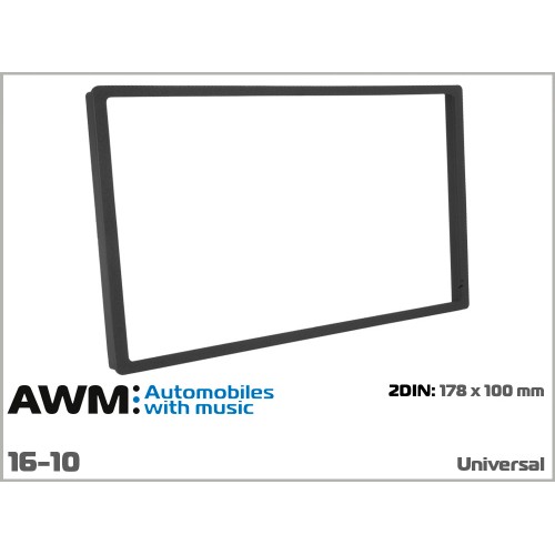 Рамка декоративная универсальная 2 DIN AWM 16-10