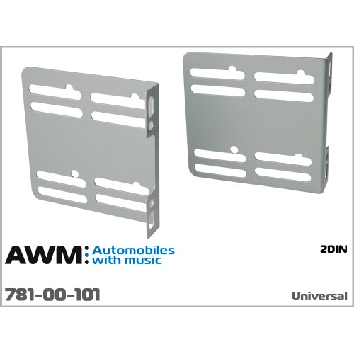 Крепежные уши AWM для установки 2 DIN магнитол универсальные (781-00-101)