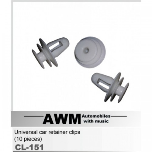 Универсальные дверные клипсы (10 шт.) AWM (CL-151)