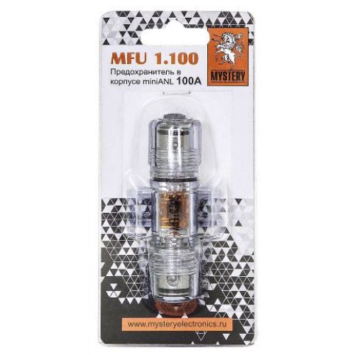 Запобіжник Mystery MFU-1.100 у корпусі (100А mini ANL)