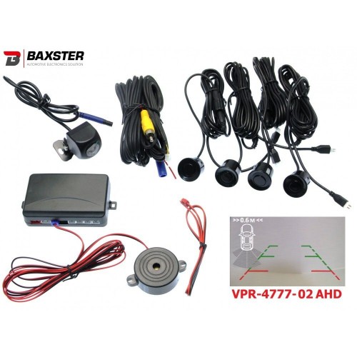 Парктронік Baxster VPR-4777-02 AHD чорний + камера