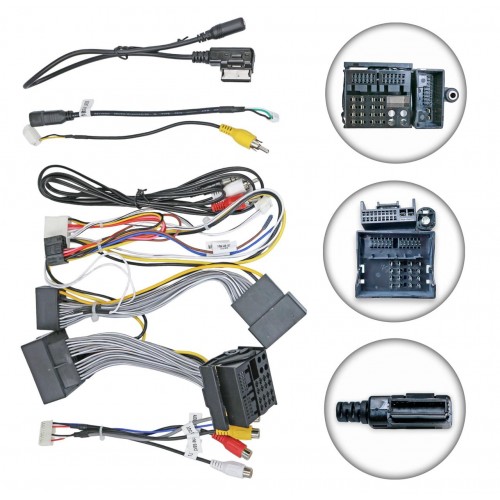 Інсталяційний комплект серії QIV під Audi A4 A5 B8 2007-2015 (F1) (W2) 10 дюймів