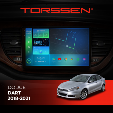 Штатна магнітола Torssen 2K DTS Dodge Dart 2018-2021 F9432 4G Carplay DSP