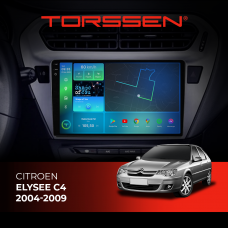 Штатна магнітола Torssen 2K DTS Citroen C4 04-09 F9432 4G Carplay DSP