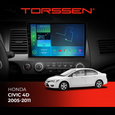 Штатна магнітола Torssen Honda Civic 4D 2005-2011 NF10 Carplay