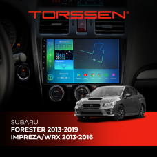 Штатна магнітола Torssen Subaru Forester 2013-2019, Impreza/WRX 2013-2016 FL9 4+64Gb 4G Carplay DSP