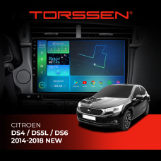 Штатна магнітола Torssen Citroen DS4 / DS5L / DS6 2014-2018 NEW F9432 4G Carplay DSP