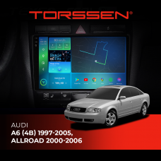 Штатна магнітола Torssen 2K DTS Audi A6 (4B) 97-05 ,Allroad 00-06 F9432 4G Carplay DSP