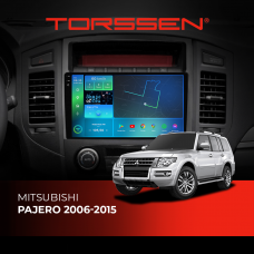 Штатна магнітола Torssen 2K Mitsubishi Pajero 2006-2015 FL9 4+64Gb 4G Carplay DSP