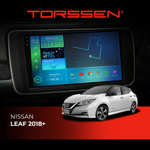 Штатна магнітола Torssen 2K Nissan Leaf 2018+ F9464 4G Carplay DSP