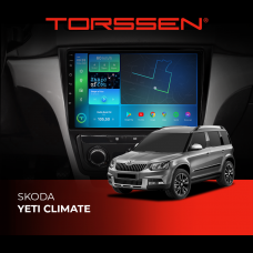 Штатная магнитола Torssen Skoda Yeti Climate F108256 4G Carplay