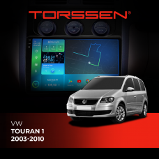 Штатна магнітола Torssen 2K VW Touran 1 (2003-2010) F98256 4G Carplay DSP