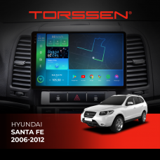 Штатна магнітола Torssen 2K DTS Hyundai Santa Fe 2006-2012 F9432 4G Carplay DSP