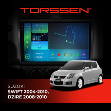 Штатна магнітола Torssen 2K DTS Suzuki Swift 2004-2010, Dzire 2008-2010 F10432 4G Carplay DSP