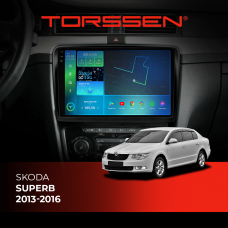 Штатна магнітола Torssen 2K DTS Skoda Superb 13-16 F10432 4G Carplay DSP