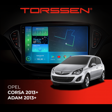 Штатна магнітола Torssen 2K Opel Corsa 13+/Adam 13+ F98256 4G Carplay DSP